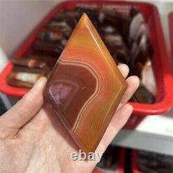 5KG Natural Red Agate Sardonyx Rhombus Quartz Crystal Healing Decor Wholesale