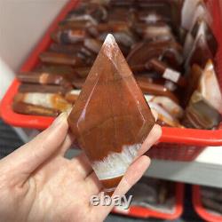 5KG Natural Red Agate Sardonyx Rhombus Quartz Crystal Healing Decor Wholesale
