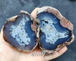 5.17 lbs/2.3 kg 9x Agate Pairs, Wholesale Agate, Bulk Agate, Agate Lot, Rock Lot