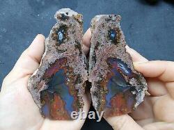 5.17 lbs/2.3 kg 9x Agate Pairs, Wholesale Agate, Bulk Agate, Agate Lot, Rock Lot