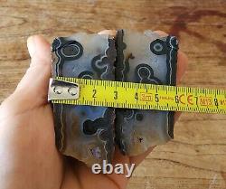 5.17 lbs/2.3 kg 9x Agate Pairs, Wholesale Agate, Bulk Agate, Agate Lot, Rock Lot