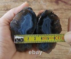 5.17 lbs/2.3 kg 9x Agate Pairs, Wholesale Agate, Bulk Agate, Agate Lot, Rock Lot