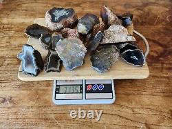 5.17 lbs/2.3 kg 9x Agate Pairs, Wholesale Agate, Bulk Agate, Agate Lot, Rock Lot