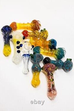5 Premium TOBACCO Smoking Hand Pipes Bundle 10pcs Wholesale Assorted