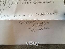 (5) Steve Ditko Spider-man Dr. Strange Artist & Creator Letters To Fans 4 Signed