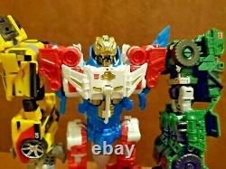5 Transformers Combiner Wars Sky Reign withWeapons & Accessories Lot RARE withComics