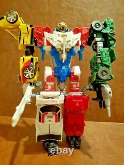 5 Transformers Combiner Wars Sky Reign withWeapons & Accessories Lot RARE withComics