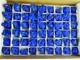 5 X Wholesale Box Chalcanthite 240 Pieces Electric Blue Alunite, Alum Flat
