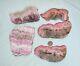 5 Pcs Lot Rhodochrosite Big Slabs From Argentina Wholesale Bulk 3.96 Lbs