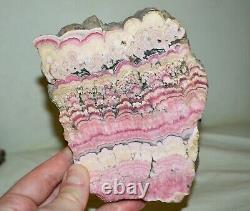 5 pcs LOT Rhodochrosite big Slabs from Argentina Wholesale Bulk 3.96 lbs