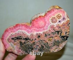 5 pcs LOT Rhodochrosite big Slabs from Argentina Wholesale Bulk 3.96 lbs