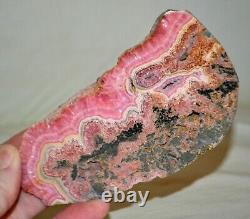 5 pcs LOT Rhodochrosite big Slabs from Argentina Wholesale Bulk 3.96 lbs