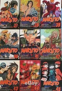 65 Lot Naruto 1-50, 51-67 (-55,-63) ALMOST COMPLETE Not included 68 69 70 71 72
