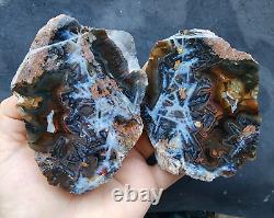 6.9 lbs/3.1 kg 10x Agate Pairs, Wholesale Agate, Bulk Agate, Agate Lot, Rock Lot