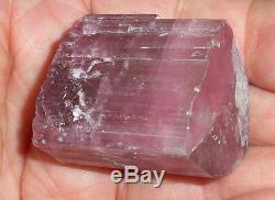 #7j5. Wholesale Rare Large Raspberry Tourmaline Crystal From San Diego Area