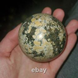 7.650 Lb 13 Pcs Fish Egg Agate Crystal Spheres (With Stands!) Bulk Wholesale