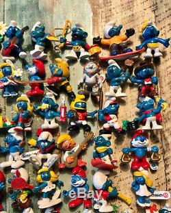 80 Schlümpfe, Schlumpf Sammlung, alt, Neu, Peyo, Smurfs, Schleich, Bully