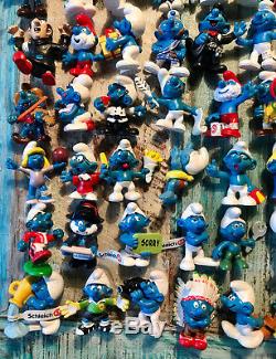 80 Schlümpfe, Schlumpf Sammlung, alt, Neu, Peyo, Smurfs, Schleich, Bully