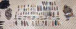 841Agate Crafted Arrowheads Bulk Wholesale Obsidian and Agate Flint Stone Native