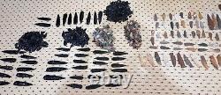 841Agate Crafted Arrowheads Bulk Wholesale Obsidian and Agate Flint Stone Native