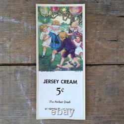 90 WHOLESALE Blind Man Bluff 1920s JERSEY CREAM FARM Ink Blotter ENTIRE LOT