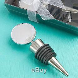 96 Perfectly Plain Collection Wine Bottle Stopper Wedding Favor