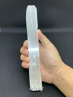 9-10 Selenite Long Sticks, Bar, Wand, White Healing Stone, Wholesale Bulk Lot