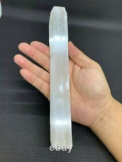 9-10 Selenite Long Sticks, Bar, Wand, White Healing Stone, Wholesale Bulk Lot