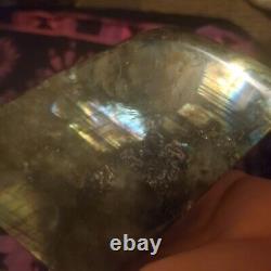 9.660 Lb 5 Pcs 3-5 In Labradorite Freeform Crystal Quartz Wholesale Bulk Lot