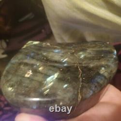 9.660 Lb 5 Pcs 3-5 In Labradorite Freeform Crystal Quartz Wholesale Bulk Lot