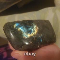 9.660 Lb 5 Pcs 3-5 In Labradorite Freeform Crystal Quartz Wholesale Bulk Lot