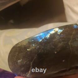 9.660 Lb 5 Pcs 3-5 In Labradorite Freeform Crystal Quartz Wholesale Bulk Lot