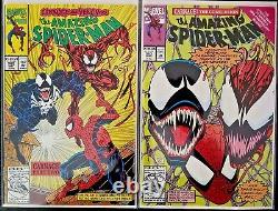 AMAZING SPIDERMAN #361 NEWSSTAND + #362 & #363 1st Appearance of Carnage VG/NM