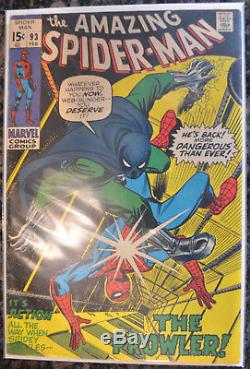 AMAZING SPIDER-MAN (7-Book) Bronze Age LOT #87 88 89 90 91 92 93 (Captain Stacy)