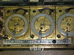 ANTIQUE SARGENT & GREENLEAF BANK VAULT TIME LOCK SAFE FANCY MODEL With EXTRAS