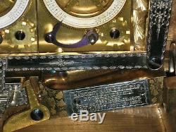 ANTIQUE SARGENT & GREENLEAF BANK VAULT TIME LOCK SAFE FANCY MODEL With EXTRAS