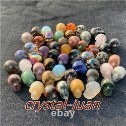 A lot of 1 Natural Mix Quartz Crystal Skull crystal figurine Wholesale