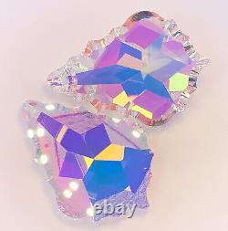 Ab Clear Pendeloque Crystals, 50mm, #911, Asfour Crystals Wholesale 1 Hole