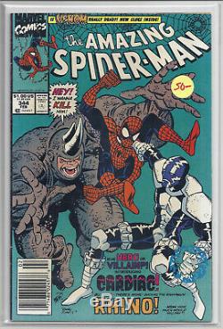 Amazing SpiderMan #298, #299 Venom #344 1st Kasady NEWSTAND See Scans, GRADES