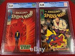 Amazing Spider-Man 50 & 51 (CGC Graded) first and second appearance of Kingpin