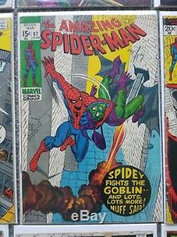Amazing Spider-Man (Issues 30 156 some Key) Silver Age Lot of 20 Marvel