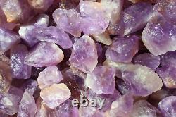 Amethyst from Brazil Rough Rocks for Tumbling Bulk Wholesale 1LB options