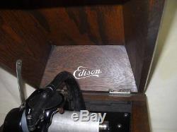 Antique Edison Amberola Model 30 Cylinder Phonograph SN-194842 Photo & More