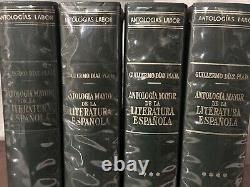 Antología Mayor de la Literatura Española, Guillermo Díaz-Plaja 1969 Volumes 1-4