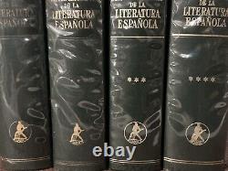 Antología Mayor de la Literatura Española, Guillermo Díaz-Plaja 1969 Volumes 1-4