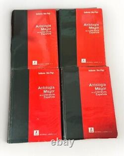 Antología Mayor de la Literatura Española, Guillermo Díaz-Plaja 1969 Volumes 1-4