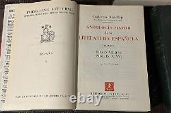 Antología Mayor de la Literatura Española, Guillermo Díaz-Plaja 1969 Volumes 1-4