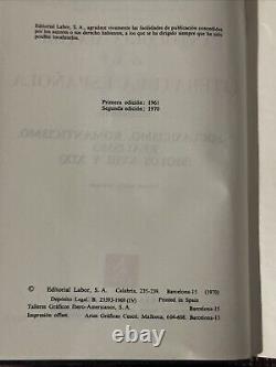 Antología Mayor de la Literatura Española, Guillermo Díaz-Plaja 1969 Volumes 1-4