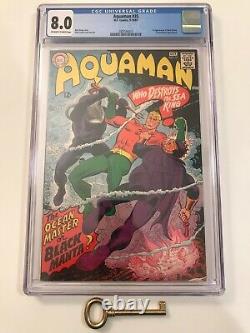 Aquaman #1, 11, 35, & Adventure Comics #260 CGC LOT 1st Black Manta Mera & Quisp