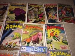 Aquaman #1 through #10 and Showcase set. Hot books, get'em now. Movie coming